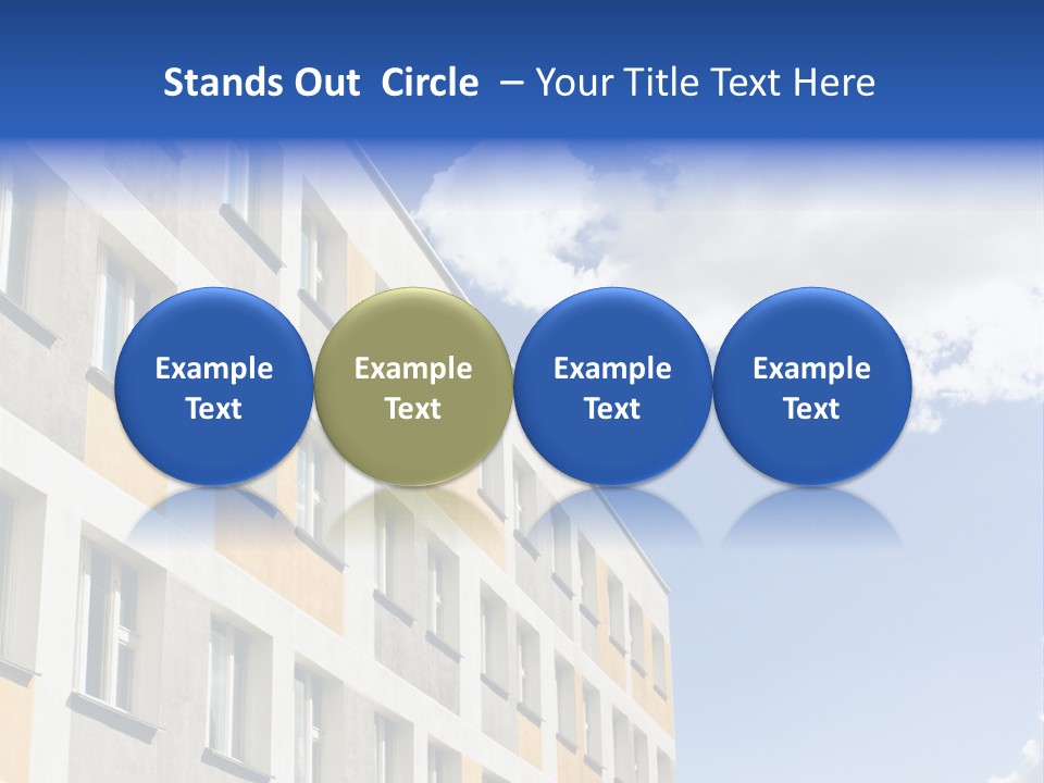 Window Front Texture PowerPoint Template