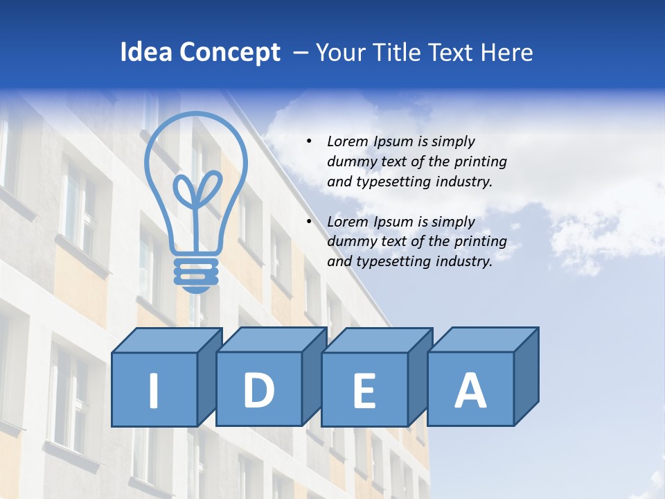 Window Front Texture PowerPoint Template