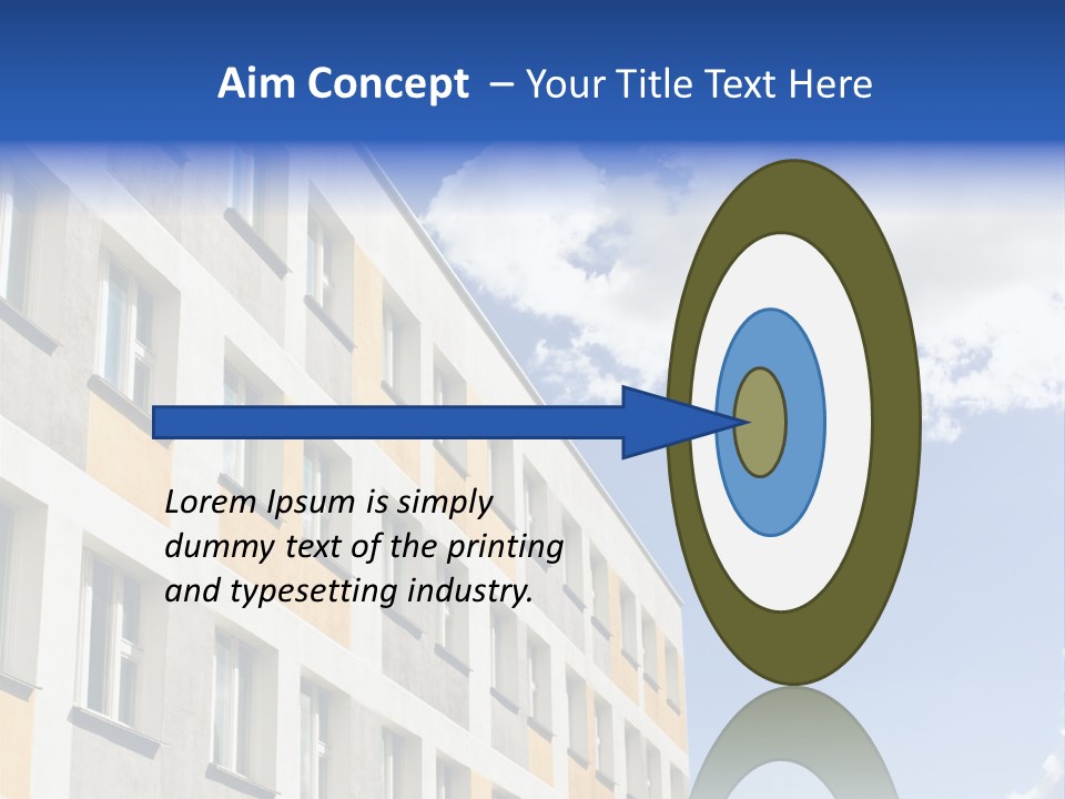 Window Front Texture PowerPoint Template