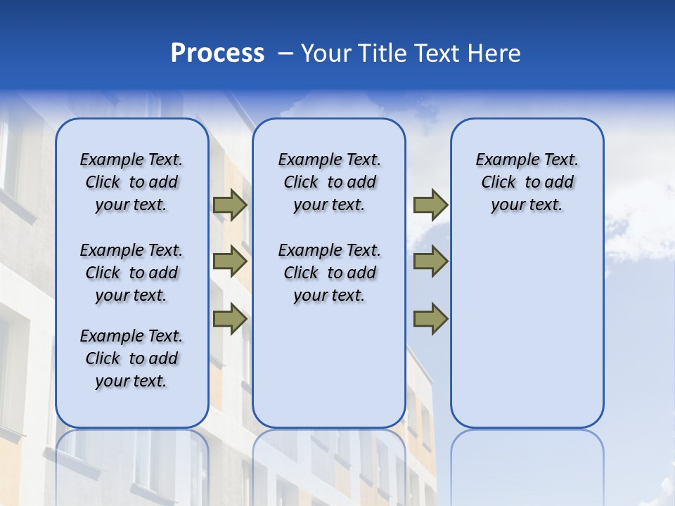Window Front Texture PowerPoint Template