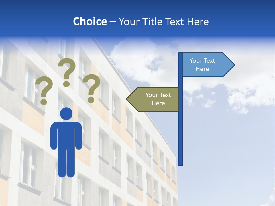 Window Front Texture PowerPoint Template