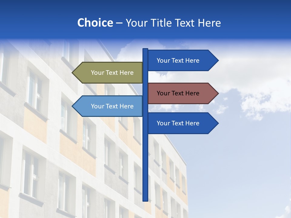 Window Front Texture PowerPoint Template