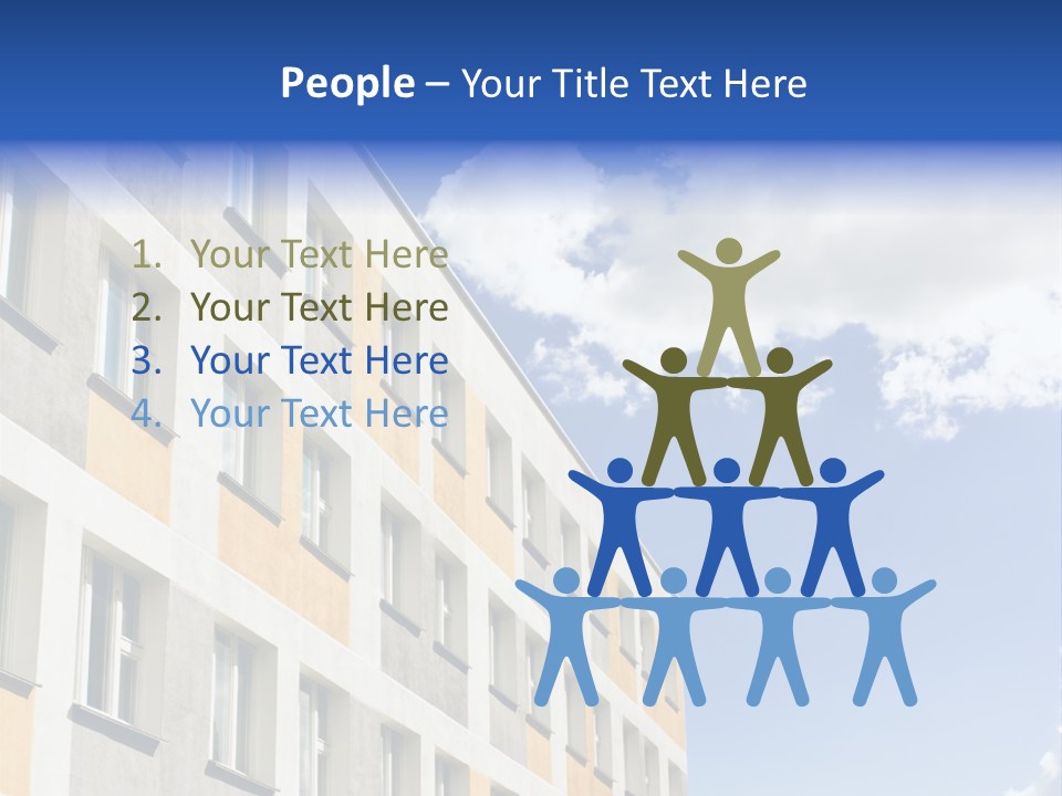 Window Front Texture PowerPoint Template