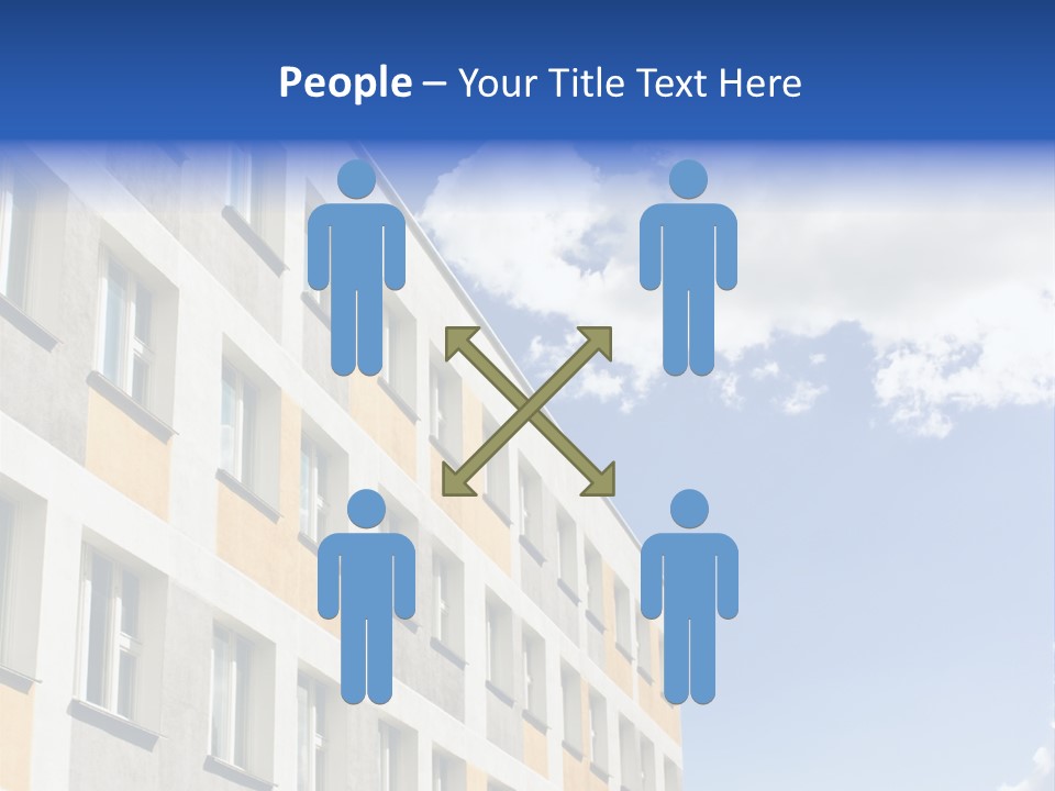 Window Front Texture PowerPoint Template