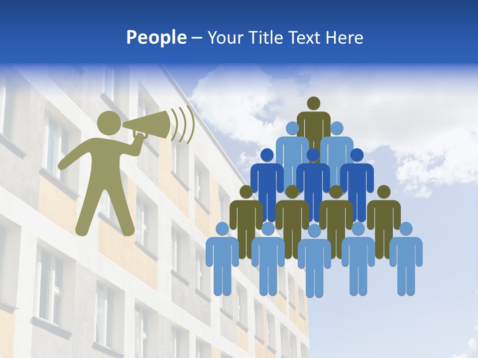 Window Front Texture PowerPoint Template