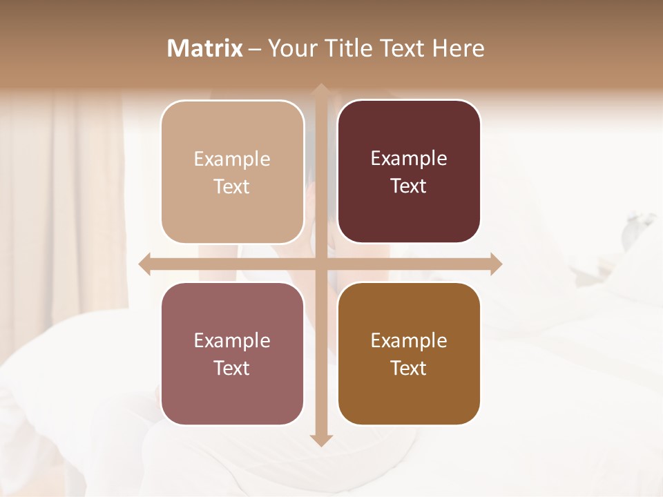 Bed Home Lovers PowerPoint Template