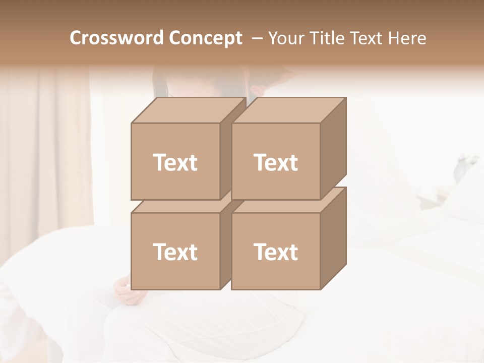 Bed Home Lovers PowerPoint Template