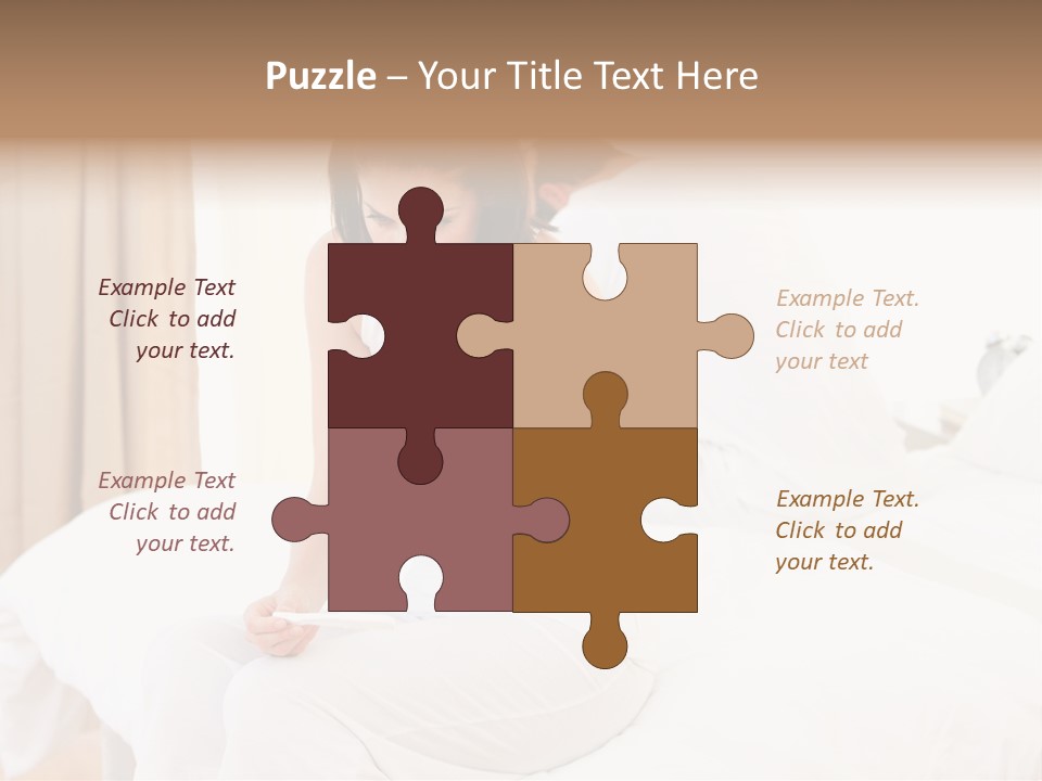 Bed Home Lovers PowerPoint Template