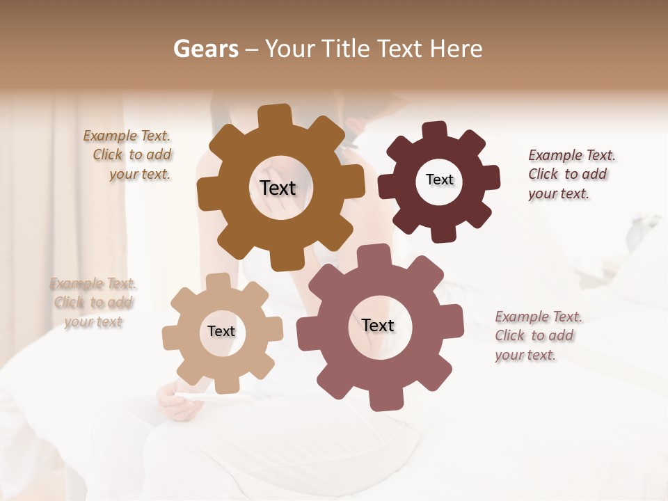 Bed Home Lovers PowerPoint Template