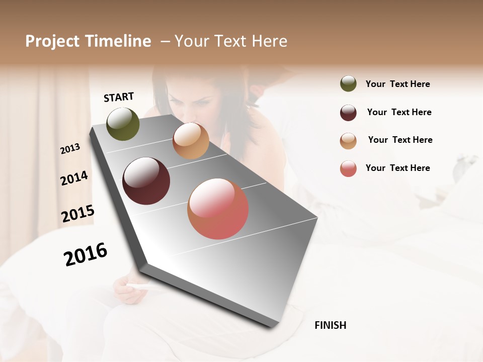 Bed Home Lovers PowerPoint Template