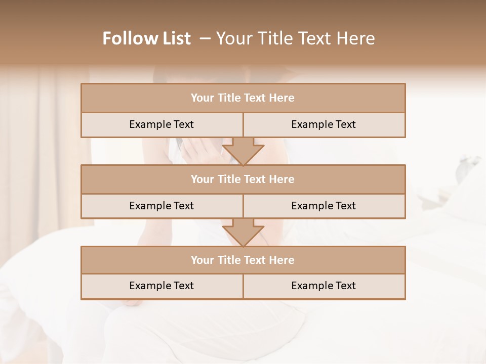 Bed Home Lovers PowerPoint Template
