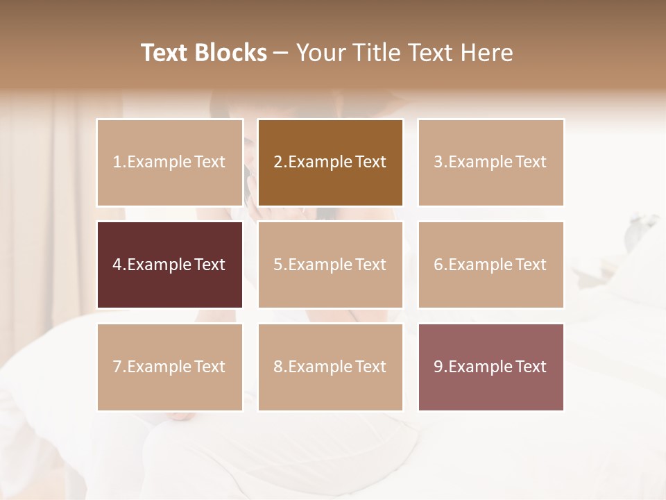 Bed Home Lovers PowerPoint Template