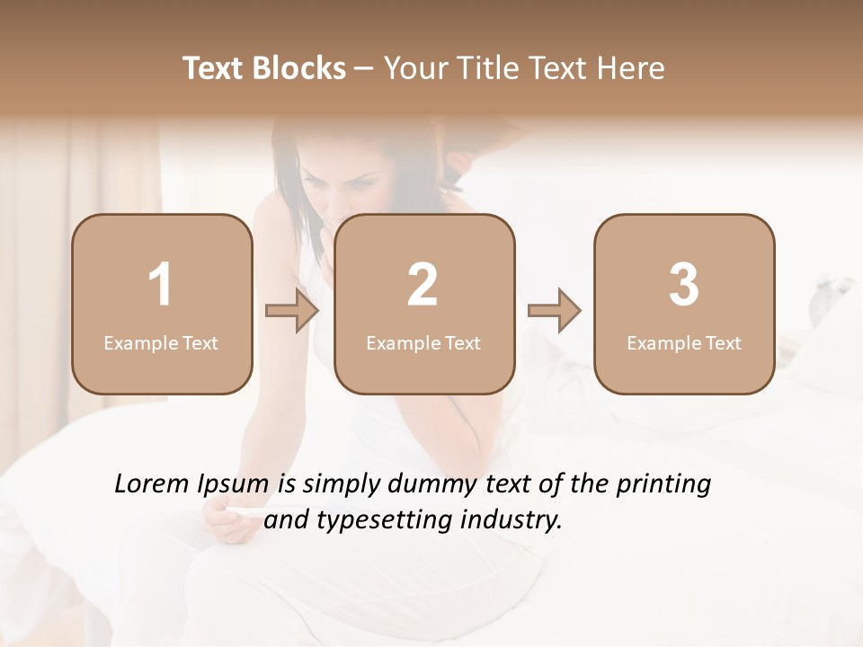 Bed Home Lovers PowerPoint Template