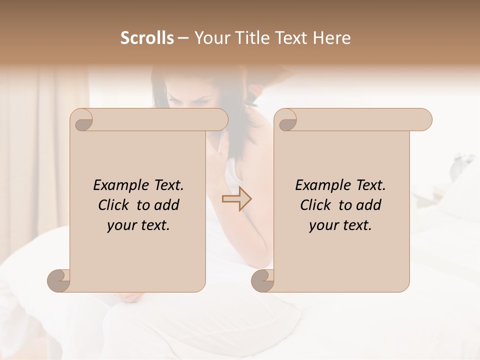 Bed Home Lovers PowerPoint Template