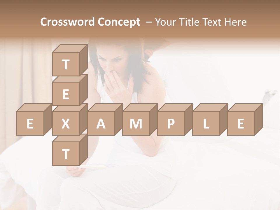 Bed Home Lovers PowerPoint Template