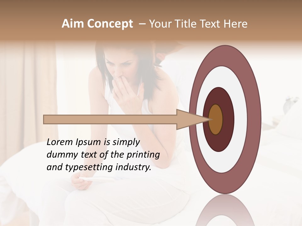 Bed Home Lovers PowerPoint Template