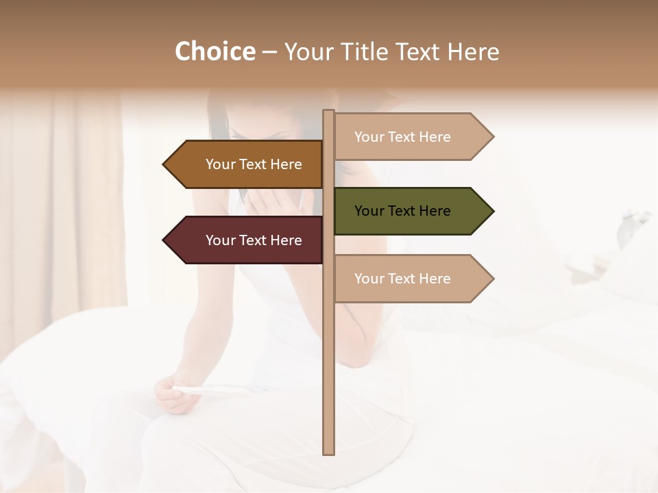 Bed Home Lovers PowerPoint Template