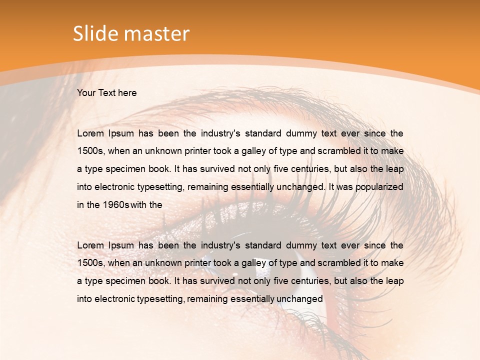 Female Stage Healthy PowerPoint Template