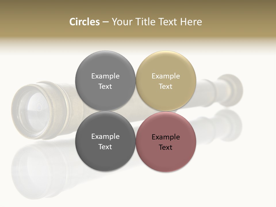 Shiny Brass Map PowerPoint Template