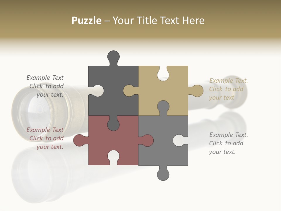 Shiny Brass Map PowerPoint Template