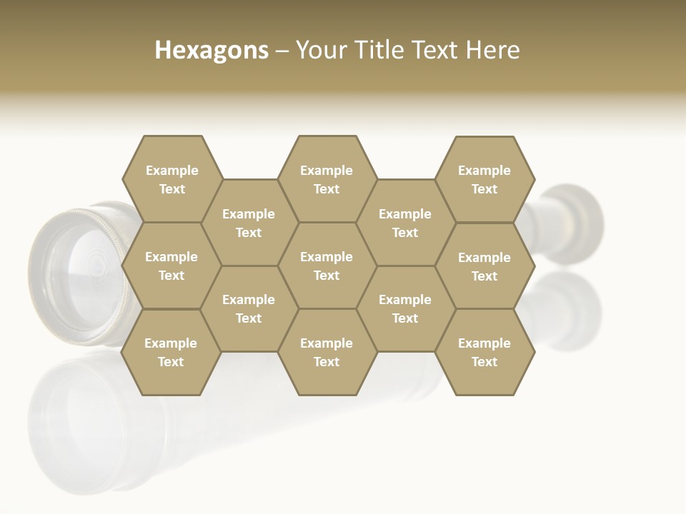 Shiny Brass Map PowerPoint Template