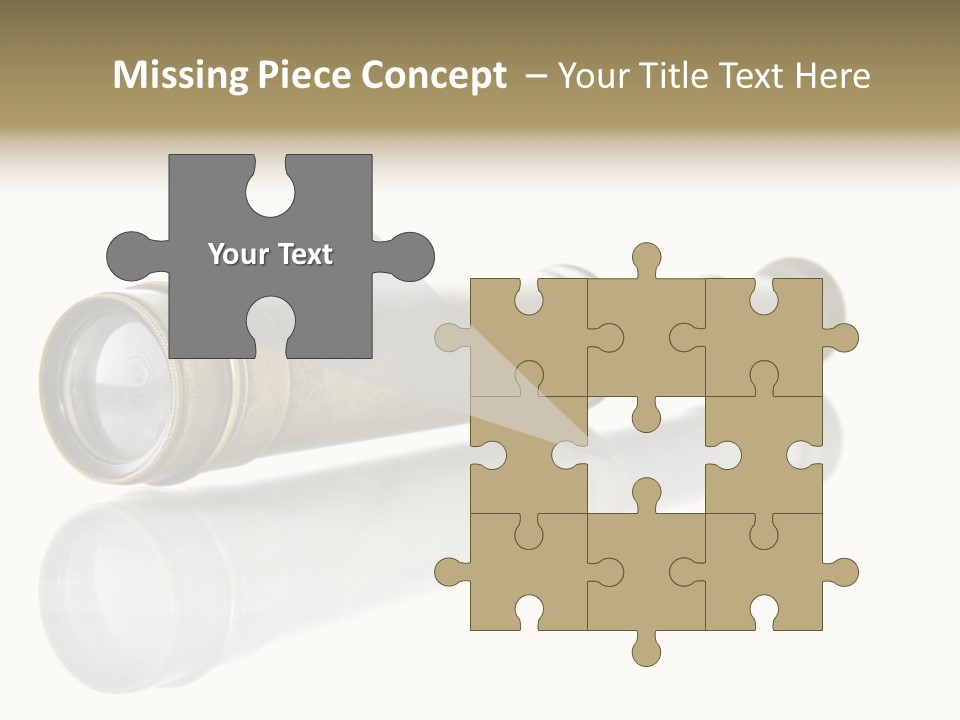 Shiny Brass Map PowerPoint Template