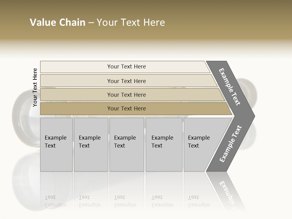 Shiny Brass Map PowerPoint Template
