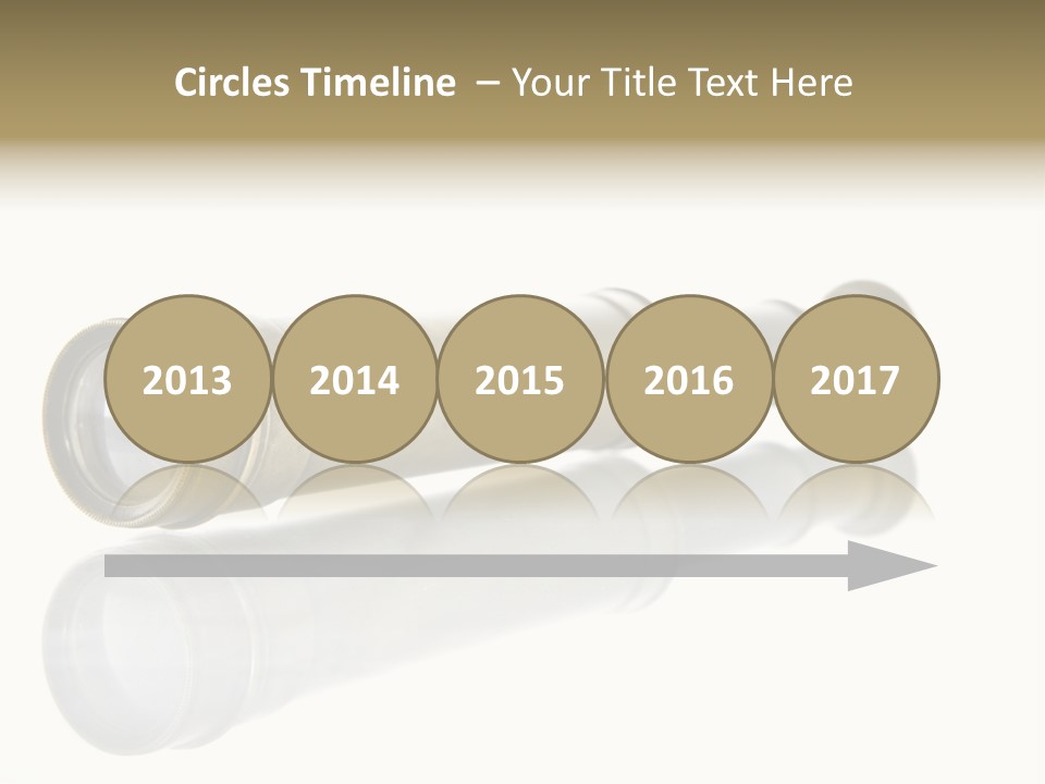 Shiny Brass Map PowerPoint Template