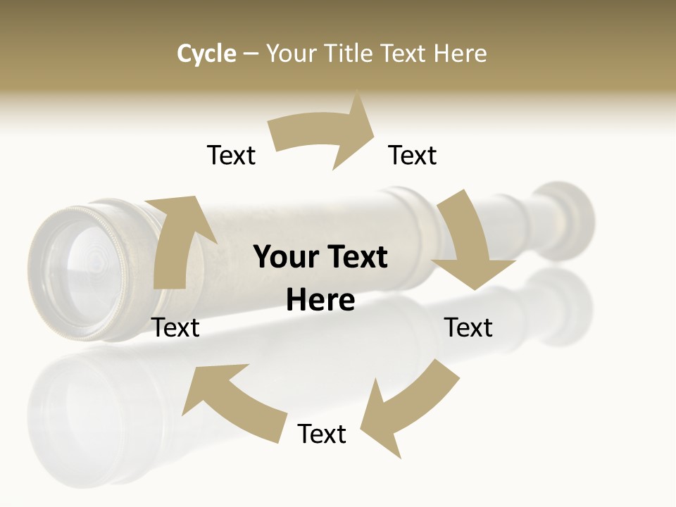 Shiny Brass Map PowerPoint Template