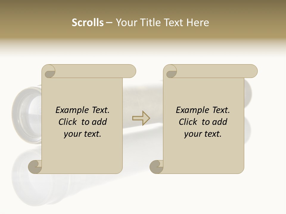 Shiny Brass Map PowerPoint Template