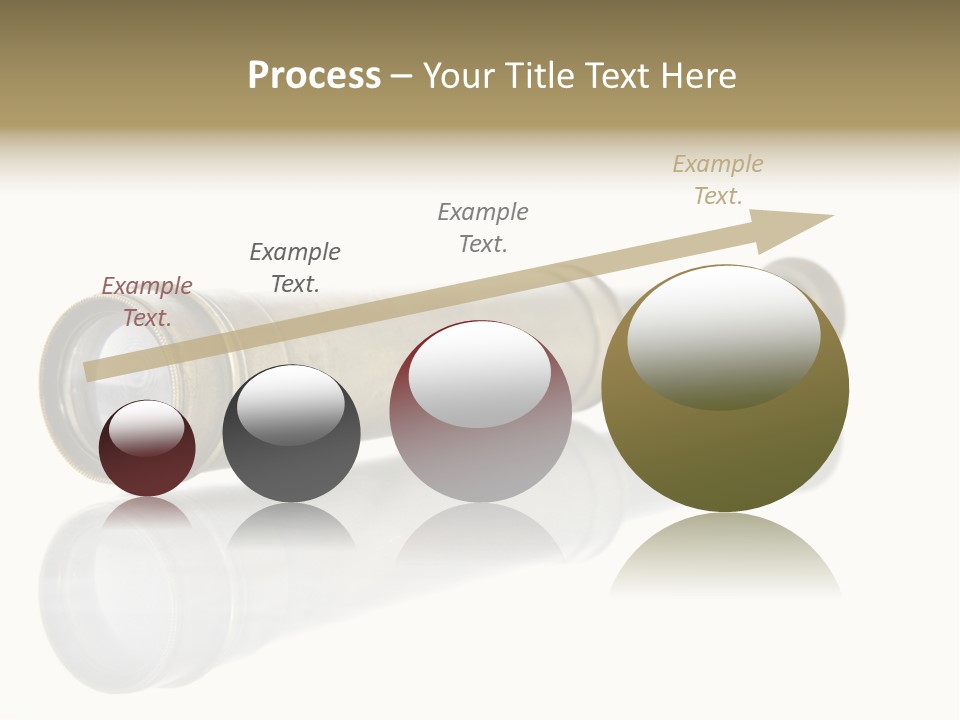 Shiny Brass Map PowerPoint Template