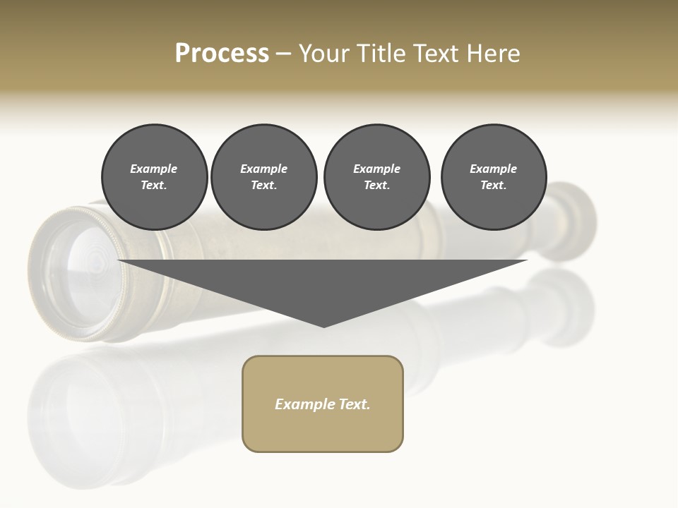 Shiny Brass Map PowerPoint Template