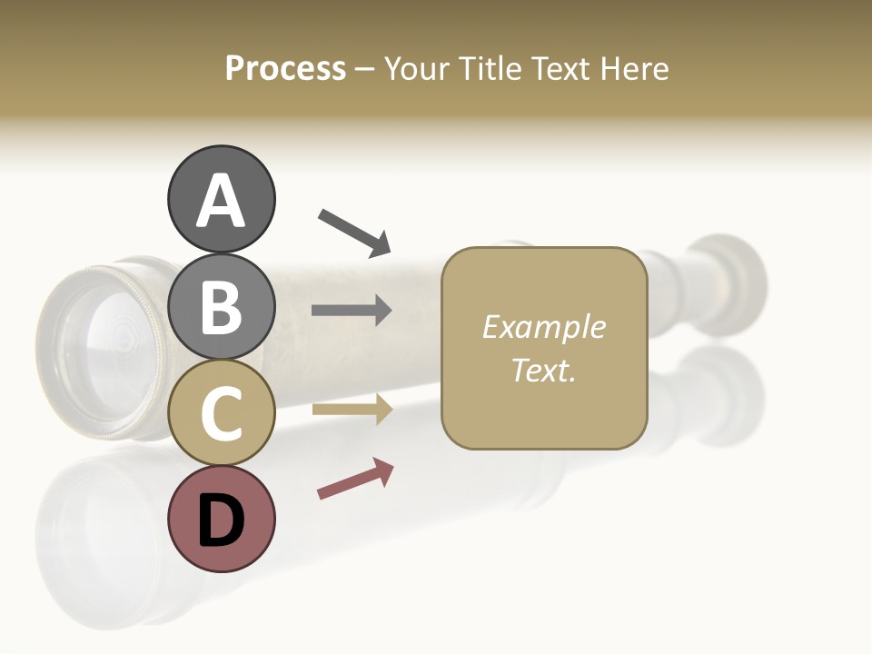 Shiny Brass Map PowerPoint Template