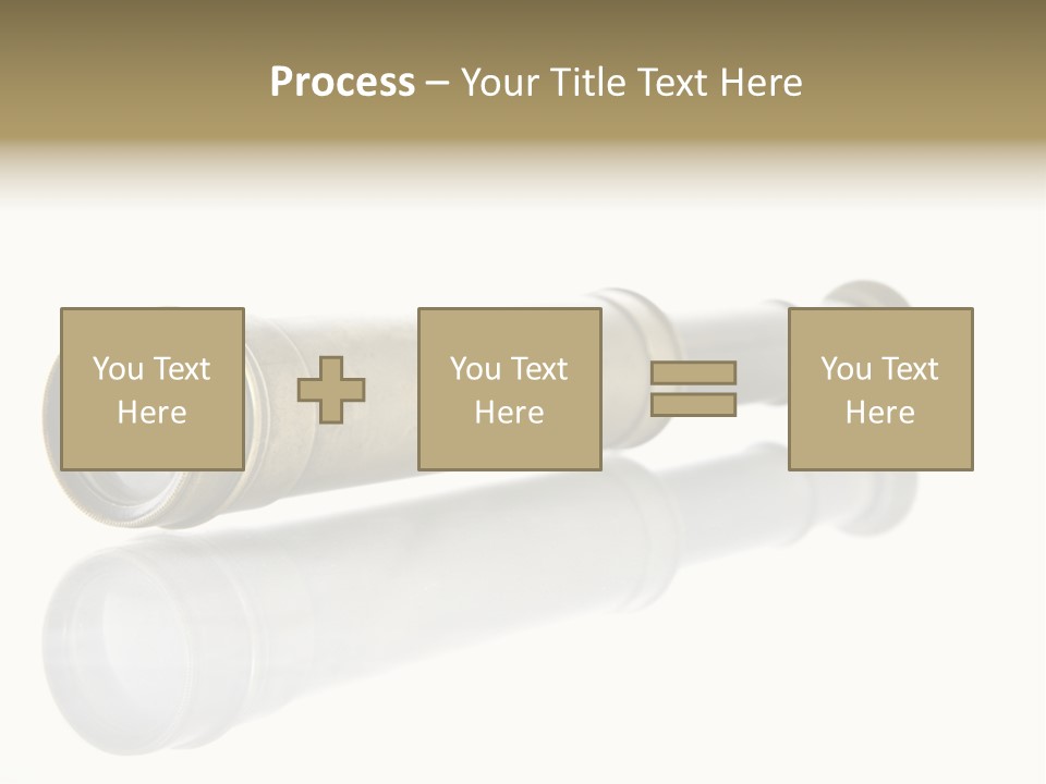 Shiny Brass Map PowerPoint Template