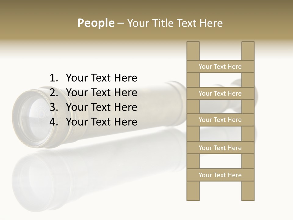 Shiny Brass Map PowerPoint Template