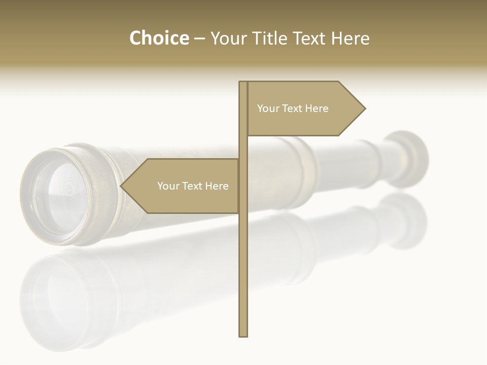 Shiny Brass Map PowerPoint Template