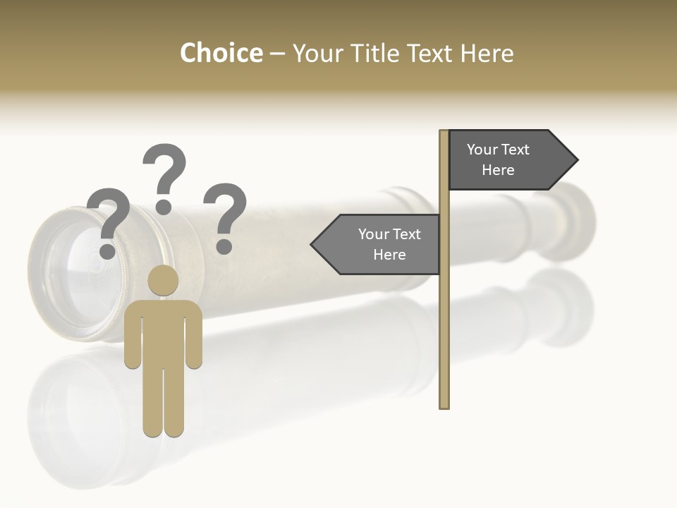 Shiny Brass Map PowerPoint Template