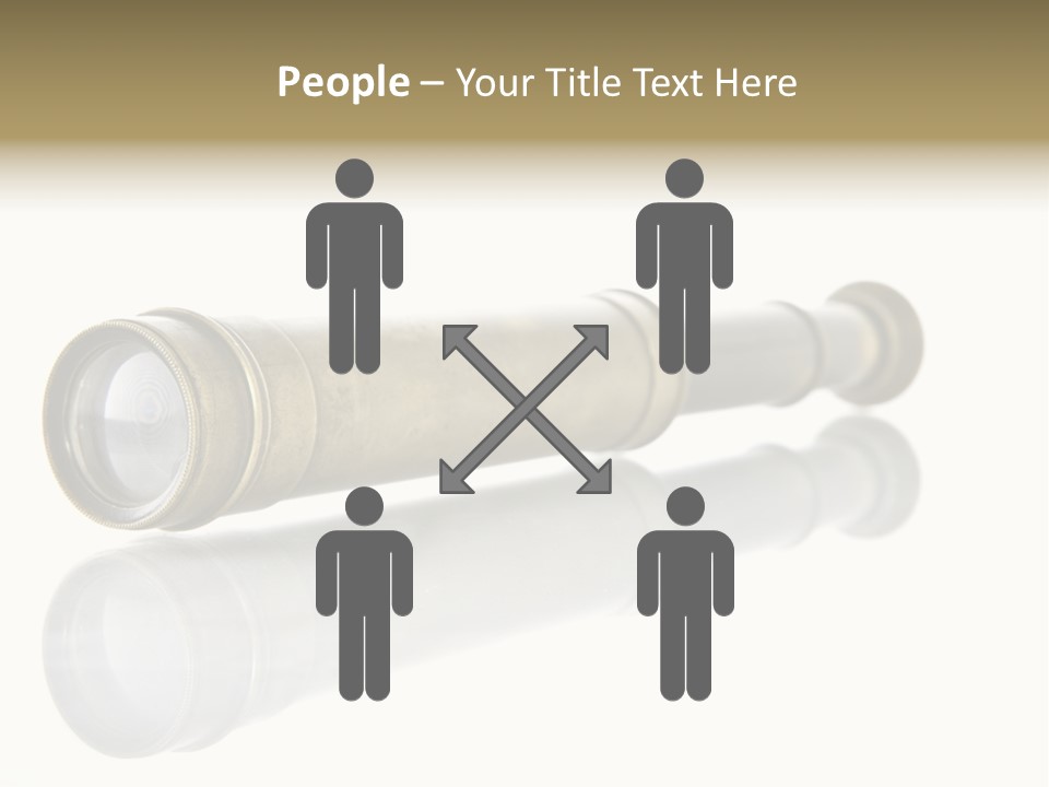 Shiny Brass Map PowerPoint Template