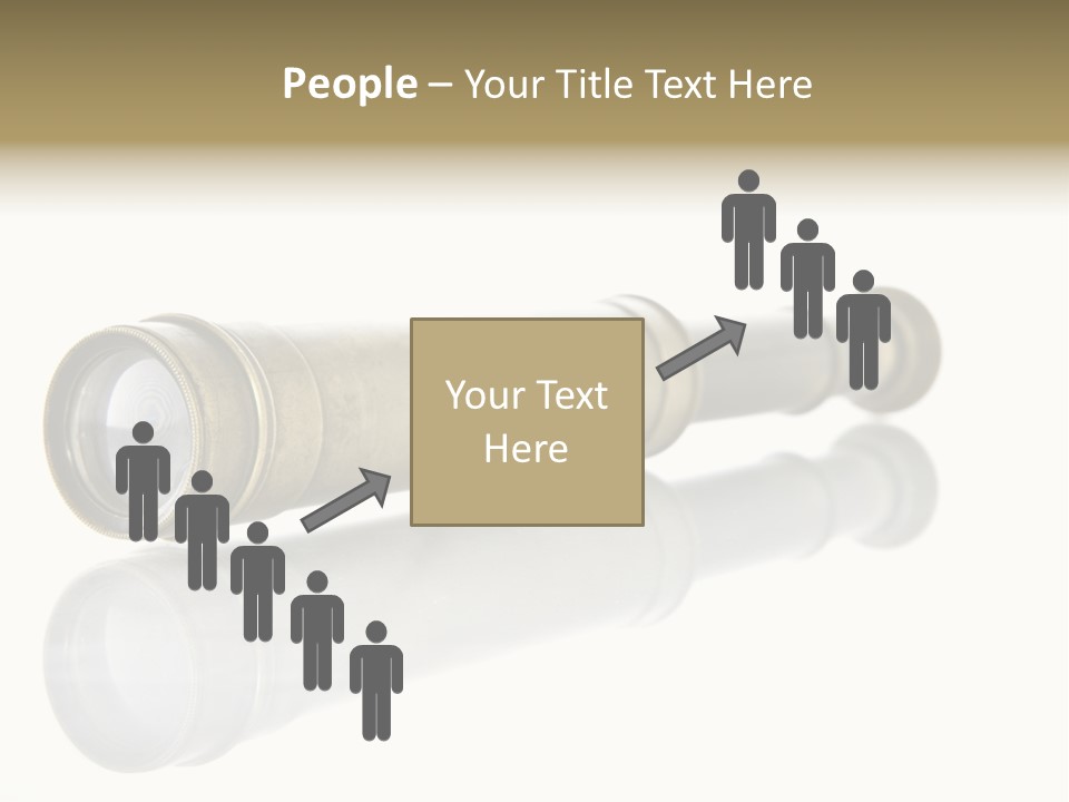 Shiny Brass Map PowerPoint Template