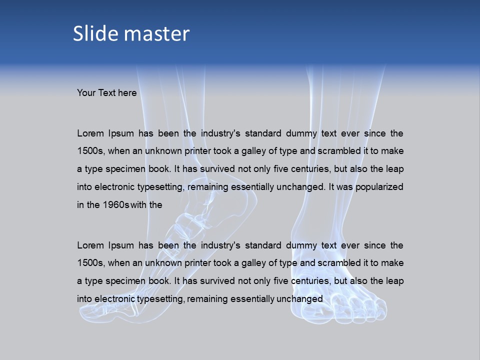 Joint Graphic Arthralgia PowerPoint Template