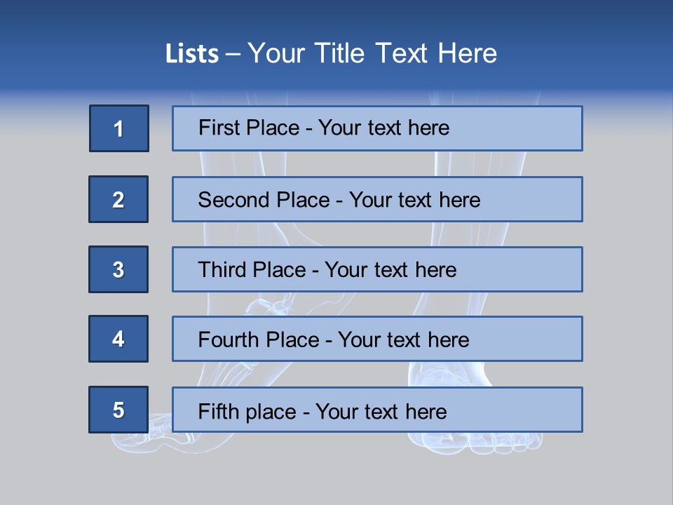 Joint Graphic Arthralgia PowerPoint Template
