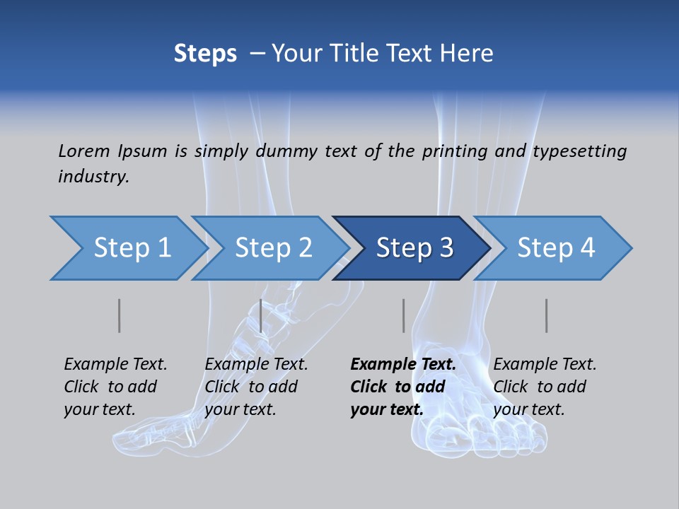 Joint Graphic Arthralgia PowerPoint Template