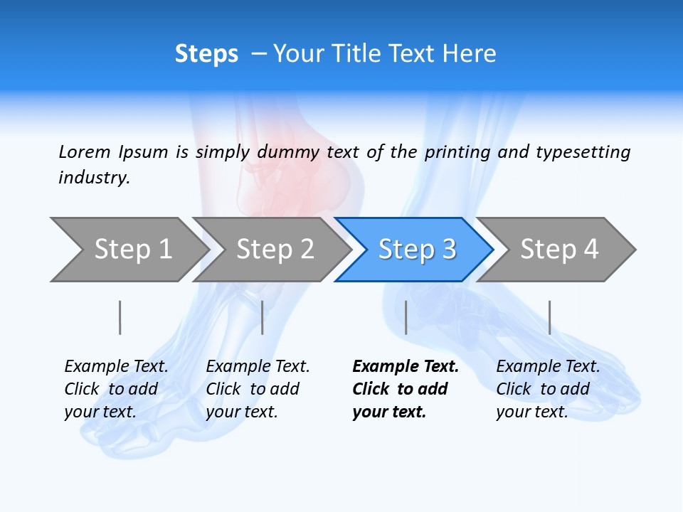 Foot Xray Ankle PowerPoint Template