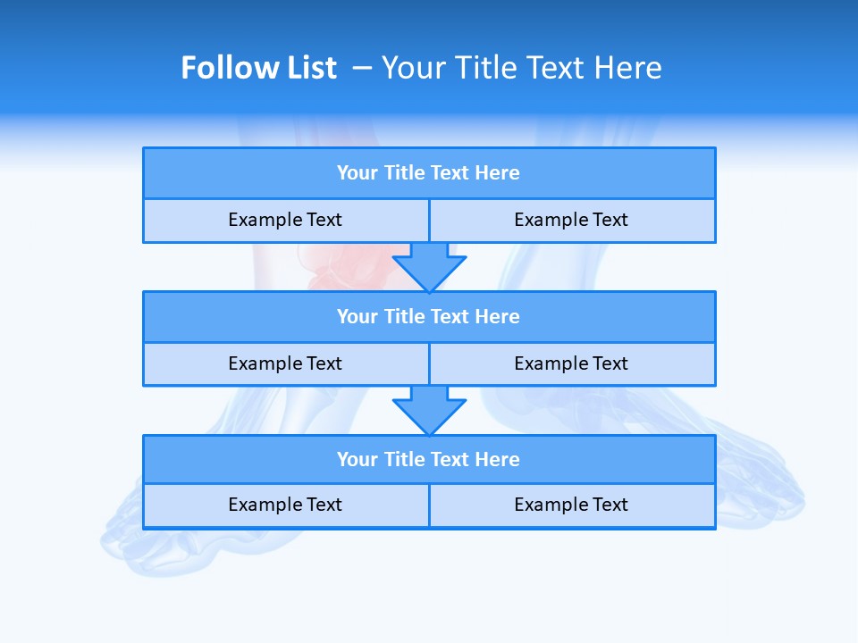 Foot Xray Ankle PowerPoint Template