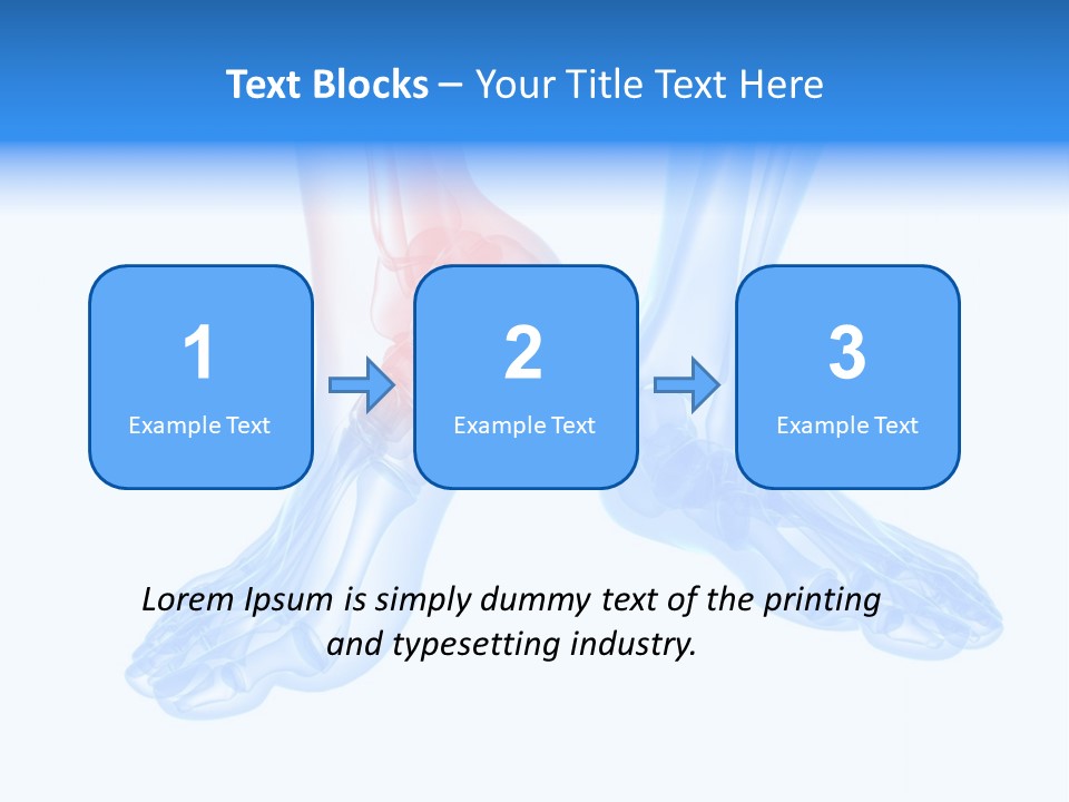 Foot Xray Ankle PowerPoint Template