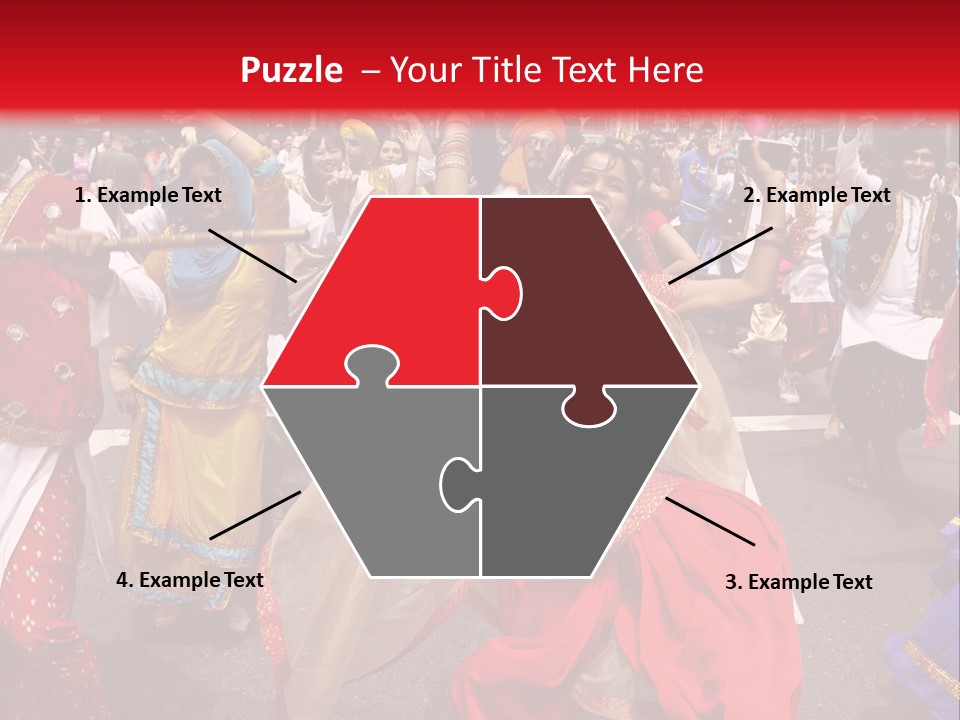 Businessmen Examine Thinking PowerPoint Template