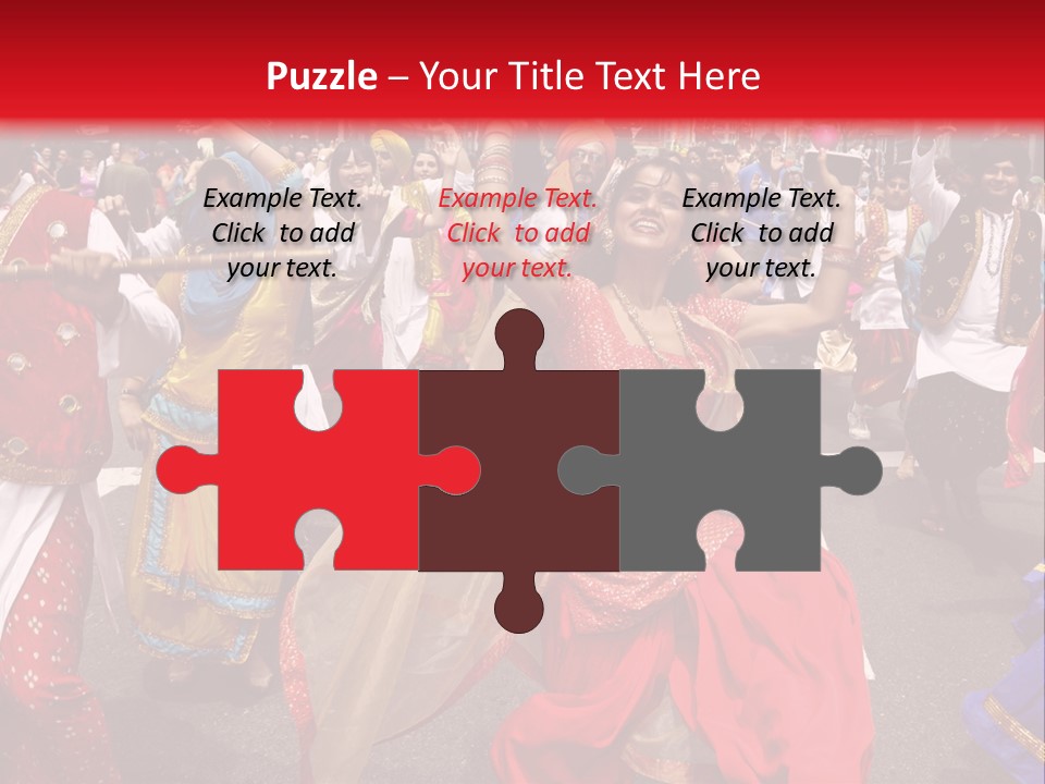 Businessmen Examine Thinking PowerPoint Template