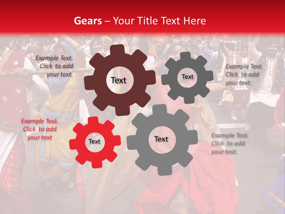 Businessmen Examine Thinking PowerPoint Template