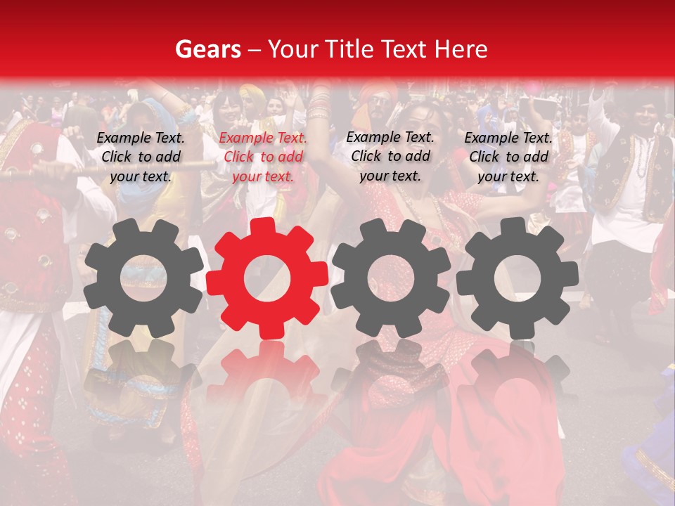 Businessmen Examine Thinking PowerPoint Template