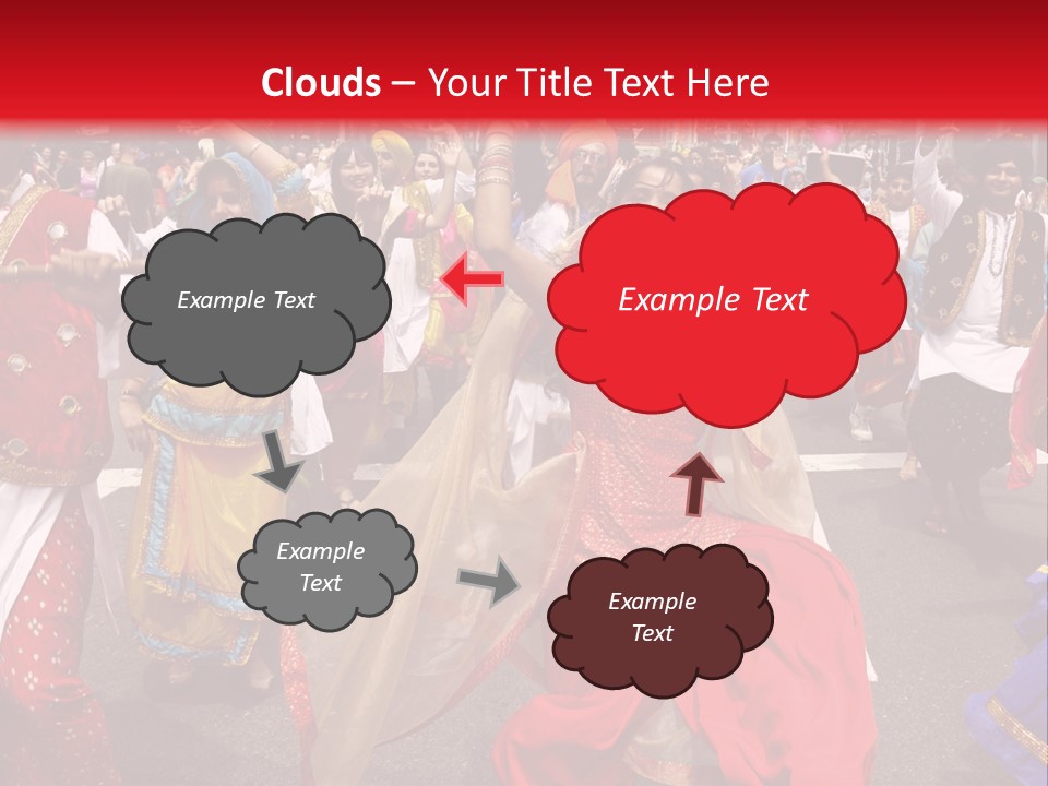 Businessmen Examine Thinking PowerPoint Template